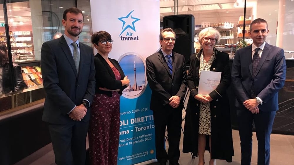 Air Transat presenta  2 voli diretti Roma-Toronto attivi dal 1° novembre 2019