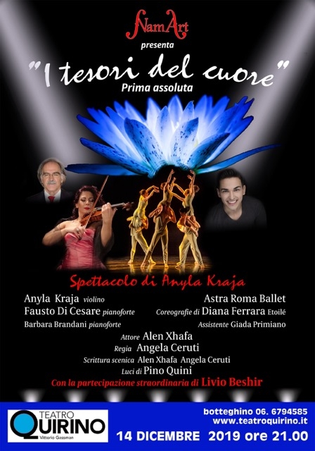 I tesori del cuore. Quando una notte a teatro ti riempie l’anima. Uno spettacolo di Anyla Kraja