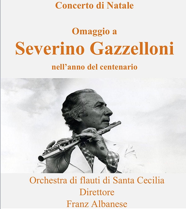 Natale a Santa Cecilia. Il 20 e 21 dicembre due concerti d’eccezione: Peter Pan e omaggio a Severino Gazzelloni