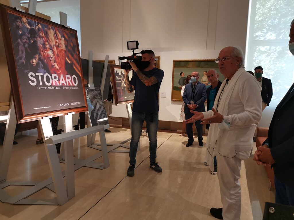 Palazzo Merulana. “Vittorio Storaro: Scrivere con la Luce”, in mostra i segreti della doppia impressione foto-grafica