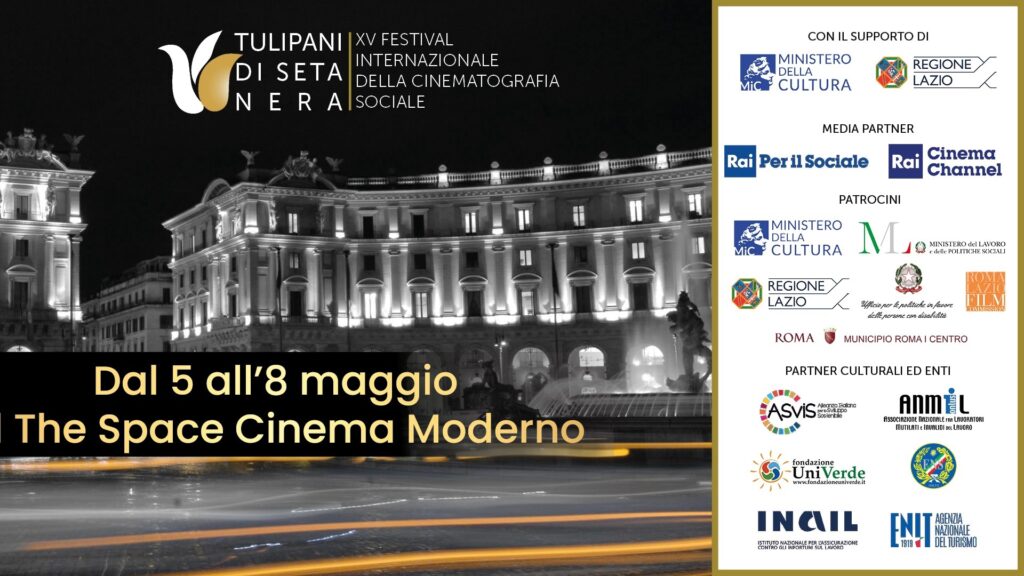 Tulipani di Seta Nera 2022. La finale dei corti d’interesse sociale dal 5 all’8 maggio