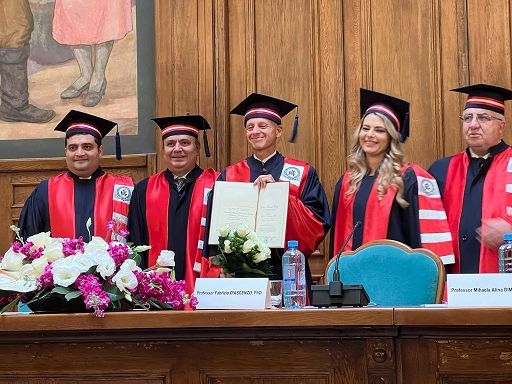 Università Sapienza, D’Ascenzo riceve a Bucarest Dottorato Honoris Causa