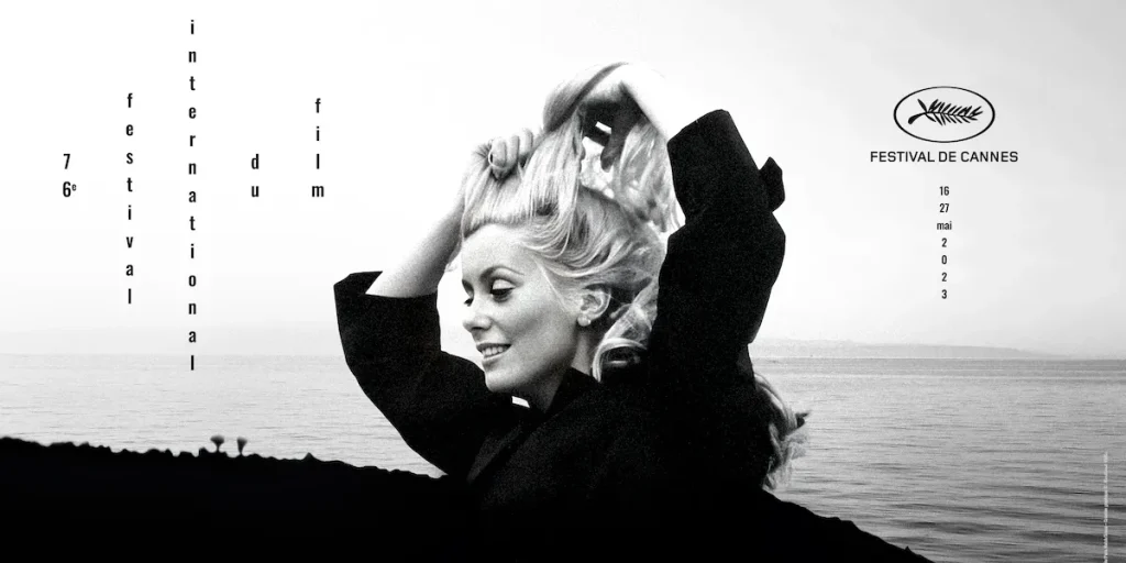 Cannes 76. Catherine Deneuve icona del poster ufficiale