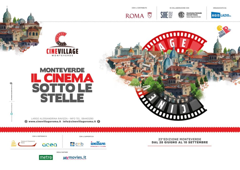 Roma. Cinevillage Monteverde. 28 giugno – 10 settembre