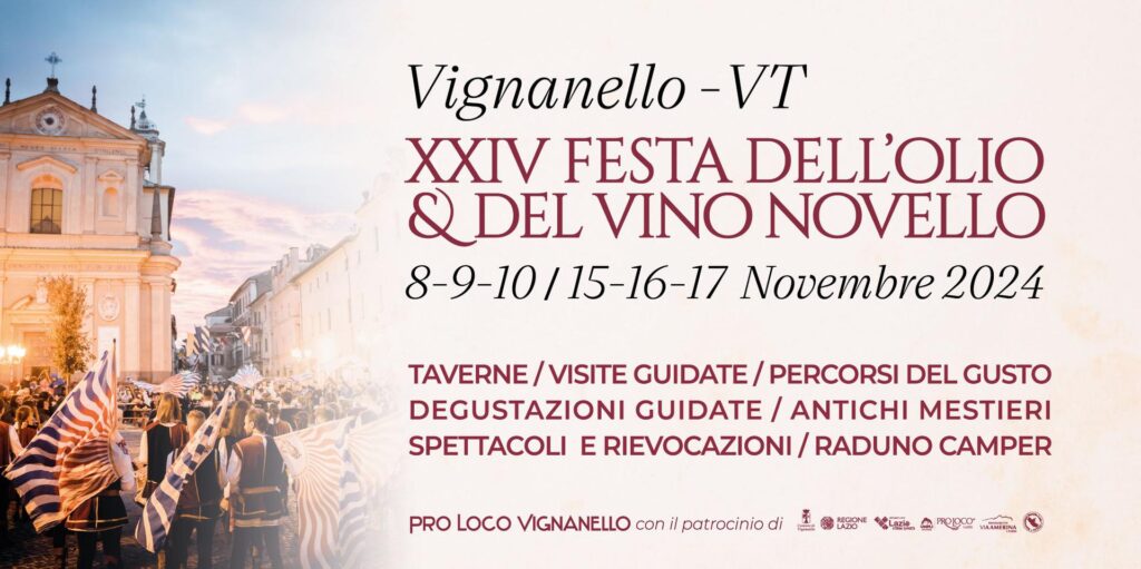 Vignanello, XXIV Festa dell’Olio e del Vino Novello