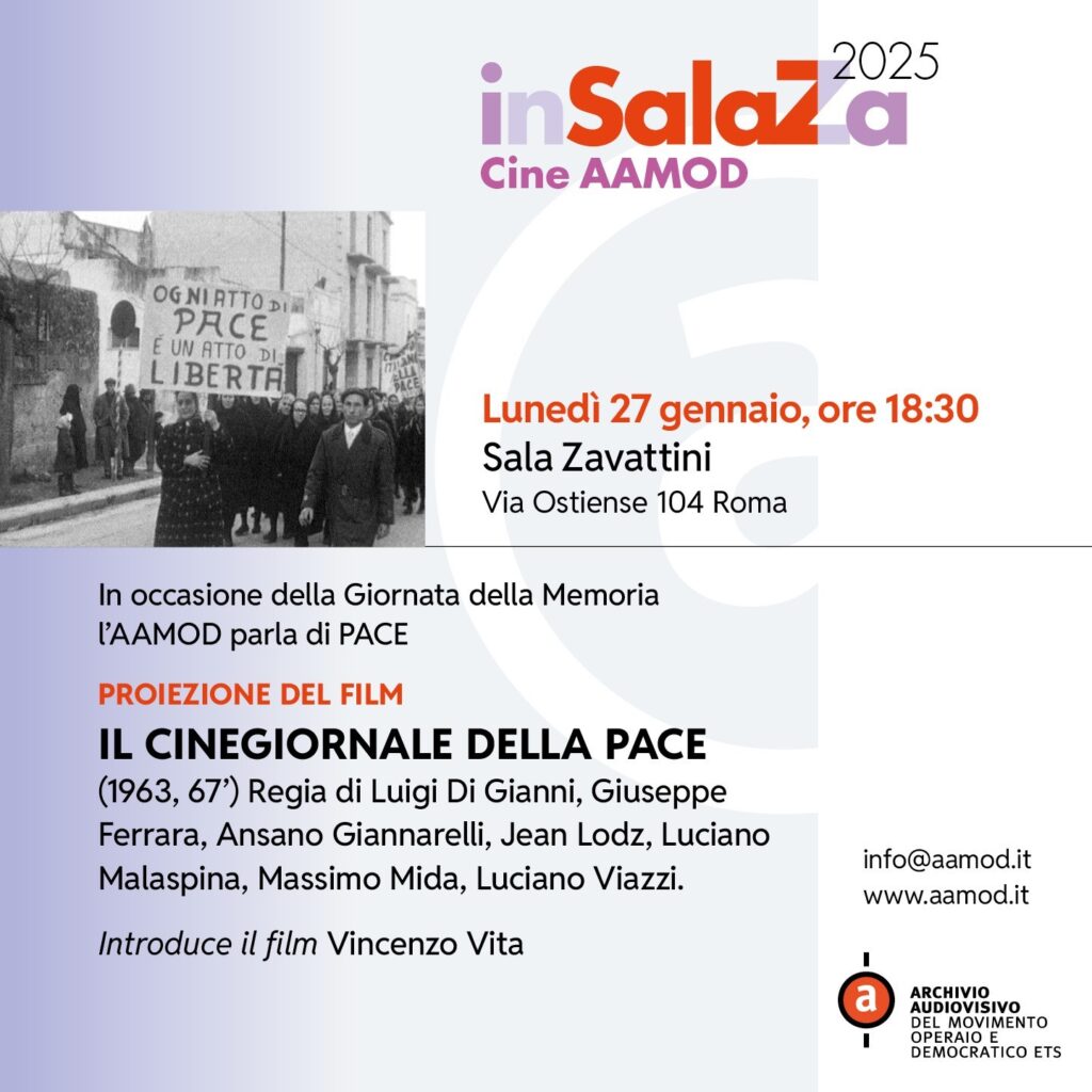 AAMOD. Giornata della Memoria dedicata alla pace