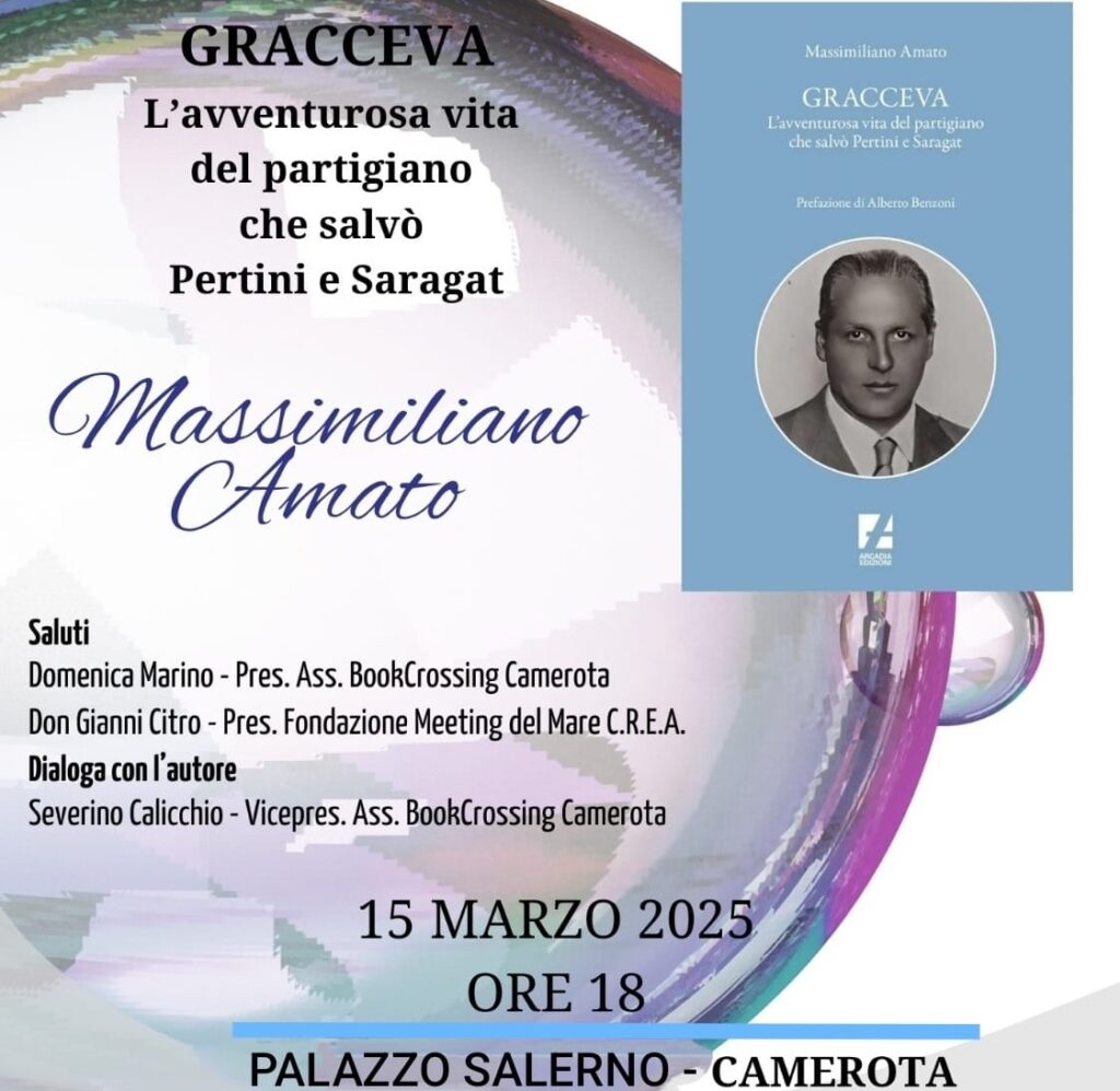 BookCrossing: “Gracceva. L’avventurosa vita del partigiano che salvò Pertini e Saragat”